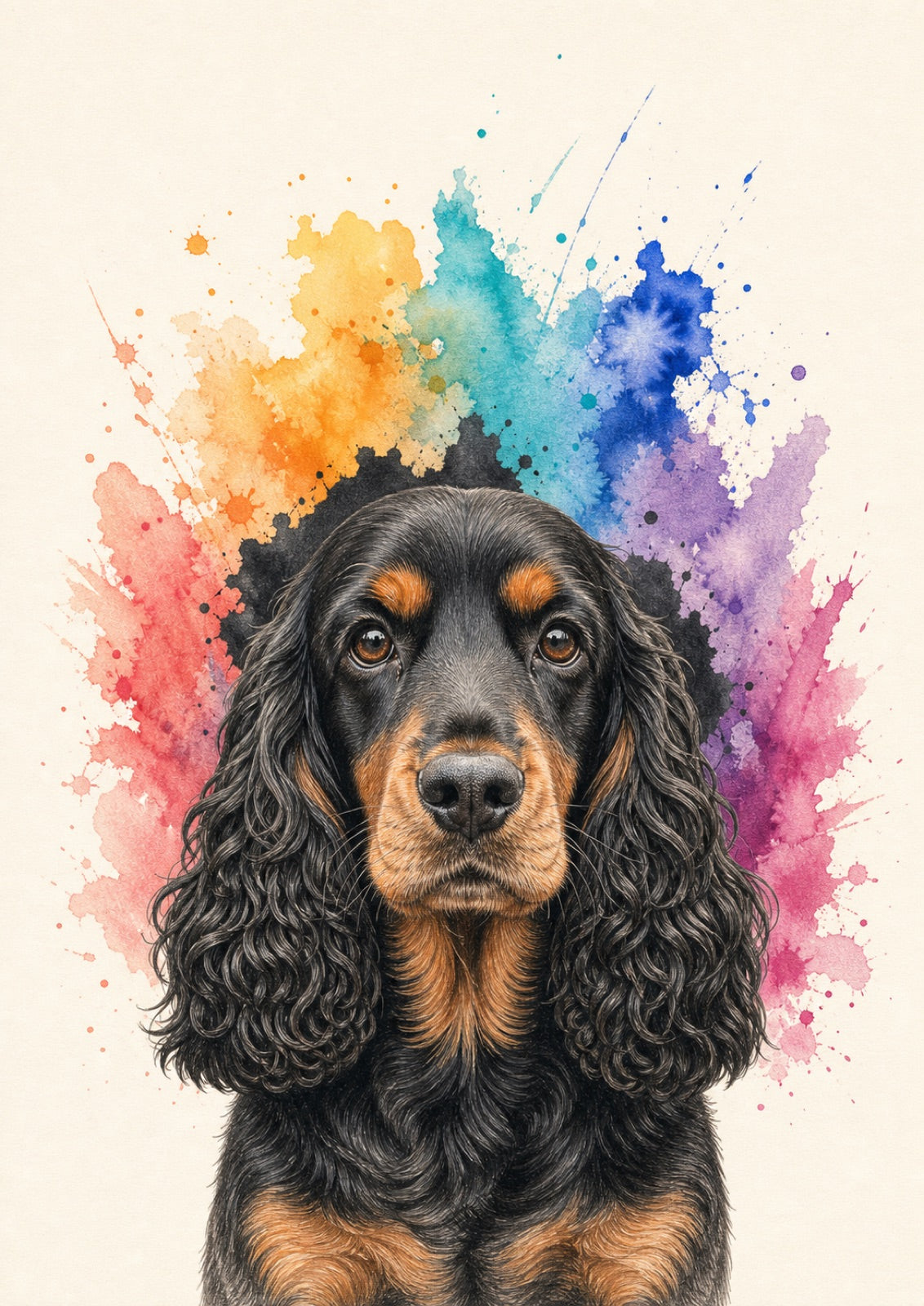 Personalised Colour-Splash Pet Portrait